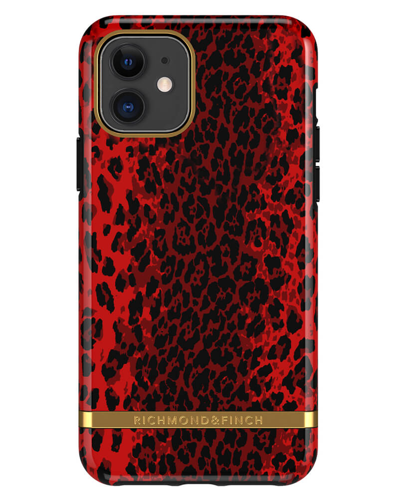 Richmond & Finch Richmond And Finch Red Leopard iPhone 11 Cover