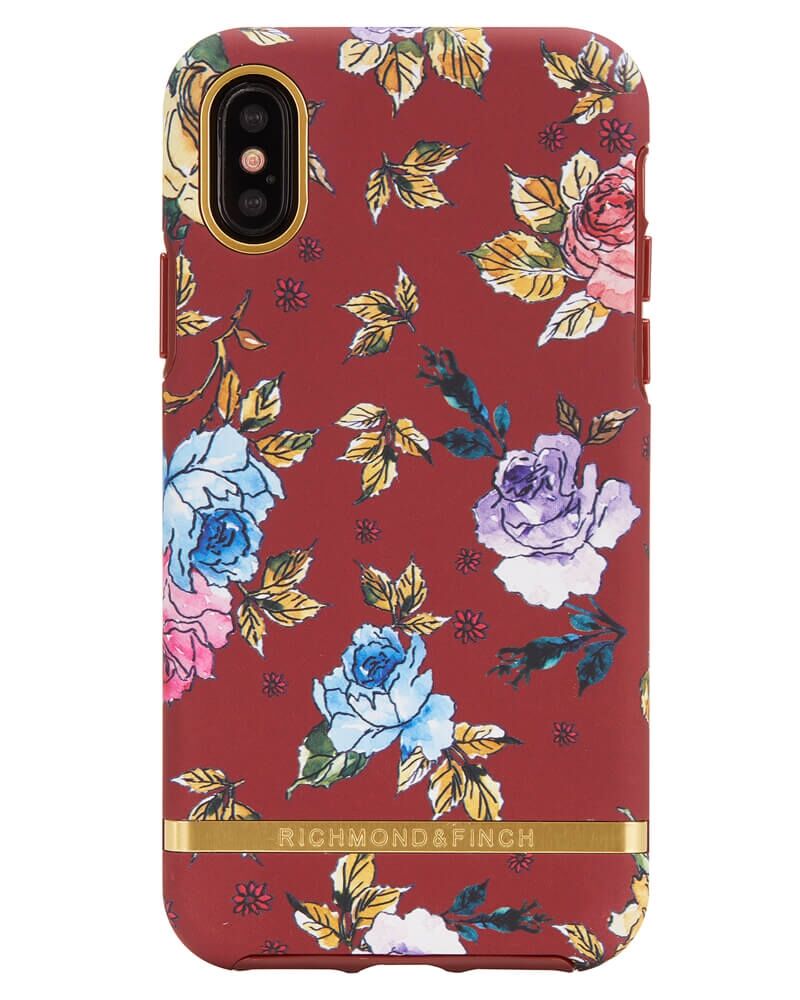 Richmond & Finch Richmond And Finch Red Floral iPhone X/Xs Cover (U)