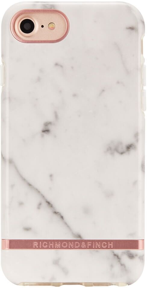 Richmond & Finch Richmond And Finch White Marble - Rose iPhone 6/6S/7/8 Cover