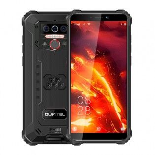 Oukitel WP5 Pro støtsikker IP68-telefon - Svart & Oransje