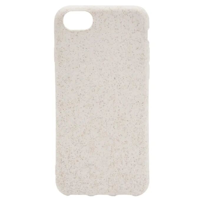Linocell Biodegradable Mobildeksel av halm for iPhone 6 ,7, 8 Hvit