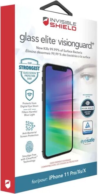 Invisible Shield Glass Elite Visionguard for iPhone X, Xs, 11 Pro