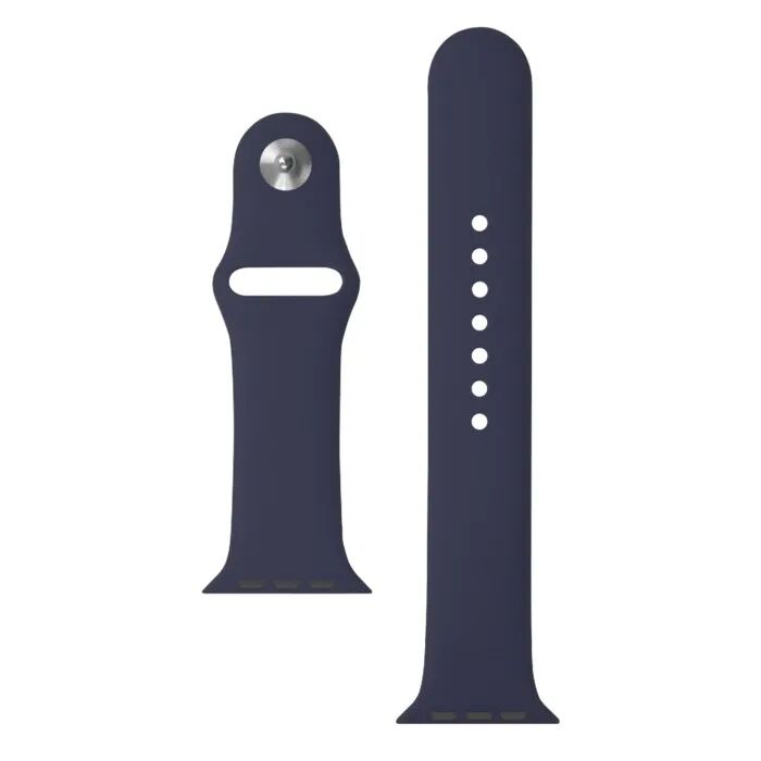 Xqisit Silikonbånd til Apple Watch 42/44 mm Blå