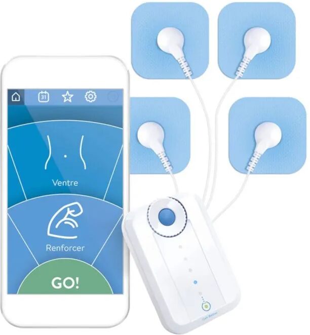 Duo Sport TENS-muskelstimulator med 4 plater