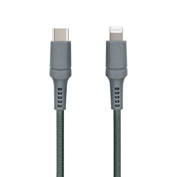 Nomadelic USB-C til Lightning 0.5 m Grønngrå