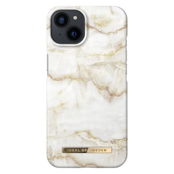 IDEAL OF SWEDEN Mobildeksel for iPhone 13 Golden Pearl Marble