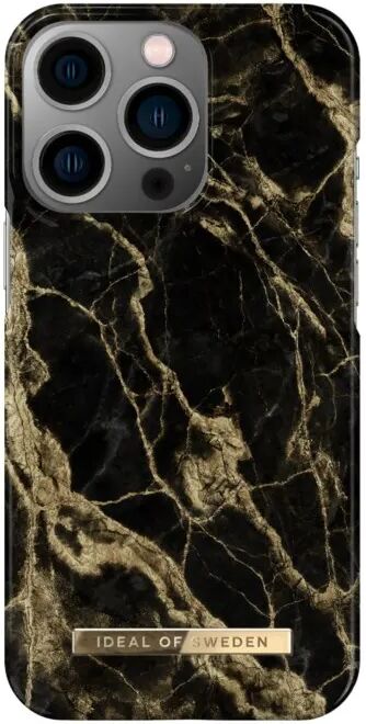 IDEAL OF SWEDEN Mobildeksel for iPhone 13 Pro Golden Smoke Marble