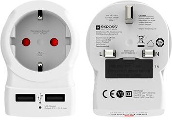 Sony Ericsson SKROSS Country Travel Adapter - Europe to UK USB