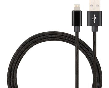 Sony Ericsson ON Lightning Cable 1m Black panther 2,4A