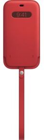 Apple iPhone 12 Pro Max Leather Sleeve with MagSafe - (PRODUCT)RED