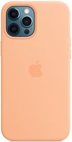 Apple iPhone 12 Pro Max Silicone Case with MagSafe - Cantaloupe