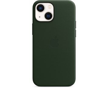 Apple iPhone 13 mini Leather Case with MagSafe - Sequoia Green
