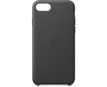 Apple iPhone 7/8/SE Leather Case - Black