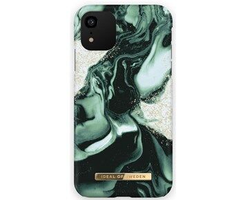 Sony Ericsson IDEAL OF SWEDEN Golden Olive Marble Fashion Case for iPhone XR/11