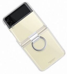 Samsung Clear Cover with Ring for Z Flip 3 Transparent