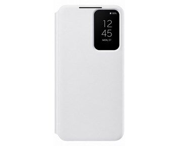 Samsung S22 Smart Clear View Cover White