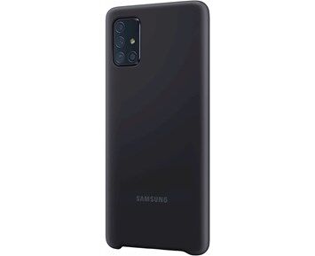 Samsung Silicone Cover Black Samsung Galaxy A71