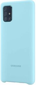 Samsung Silicone Cover Blue Samsung Galaxy A71