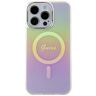 Etui GUESS Hardace IML Iridescent Magsafe do iPhone 15 Pro Max 6,7 cala Fioletowy GUHMP15XHITSU