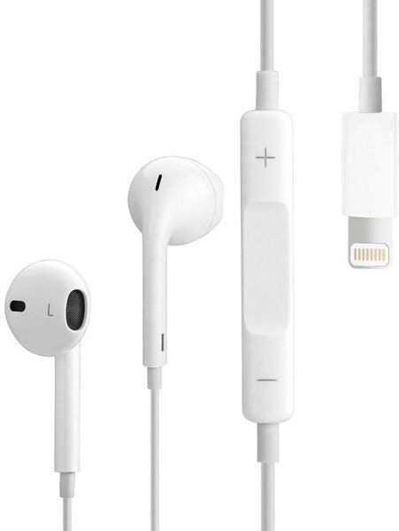 Apple Słuchawki Apple EarPods MMTN2ZM/A ze złączem Lightning białe