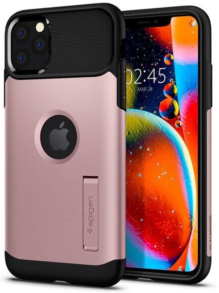 Spigen Etui Spigen Slim Armor do Apple iPhone 11 Pro Max Rose Gold