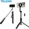 TELESIN-Vara de Selfie para Celular Magnético  Tripé com Controle Remoto  Suporte para Celular para