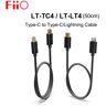 Cabo de dados FIIO Lightning  LT-TC4  LT-LT4  TYPE-C to TYPE-C  50cm