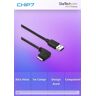 Startech Cable 1m Micro Usb 3.0 Acodado