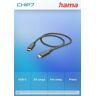 Cabo Hama 3a Usb Type-C - Usb Type-C 1m Preto - 201589