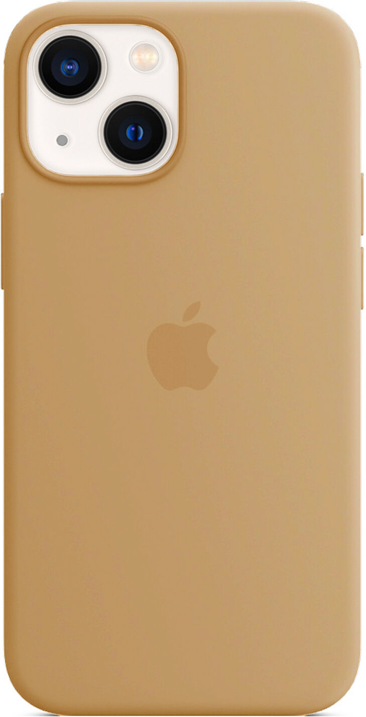 Apple Capa Silicone Areia Dourada iPhone 13 Mini Novo