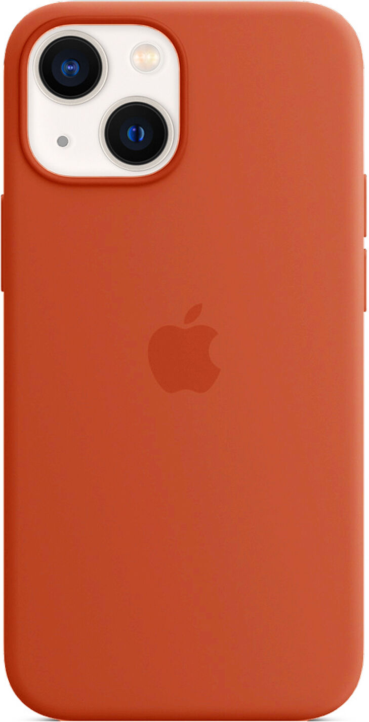 Apple Capa Silicone Laranja iPhone 13 Mini Novo