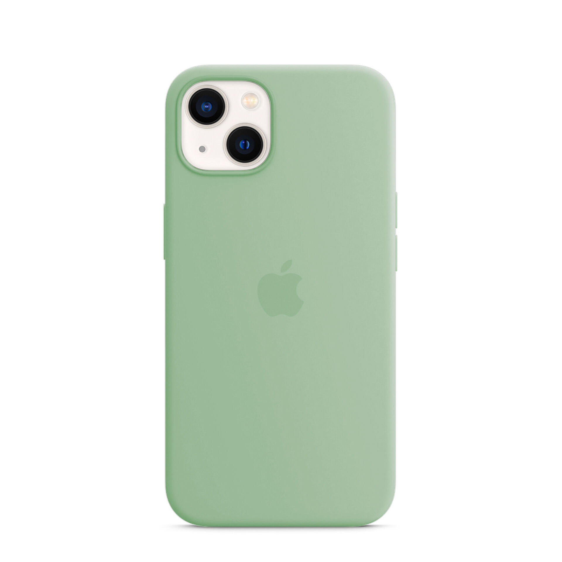 Apple Capa Silicone Verde Claro iPhone 13 Novo