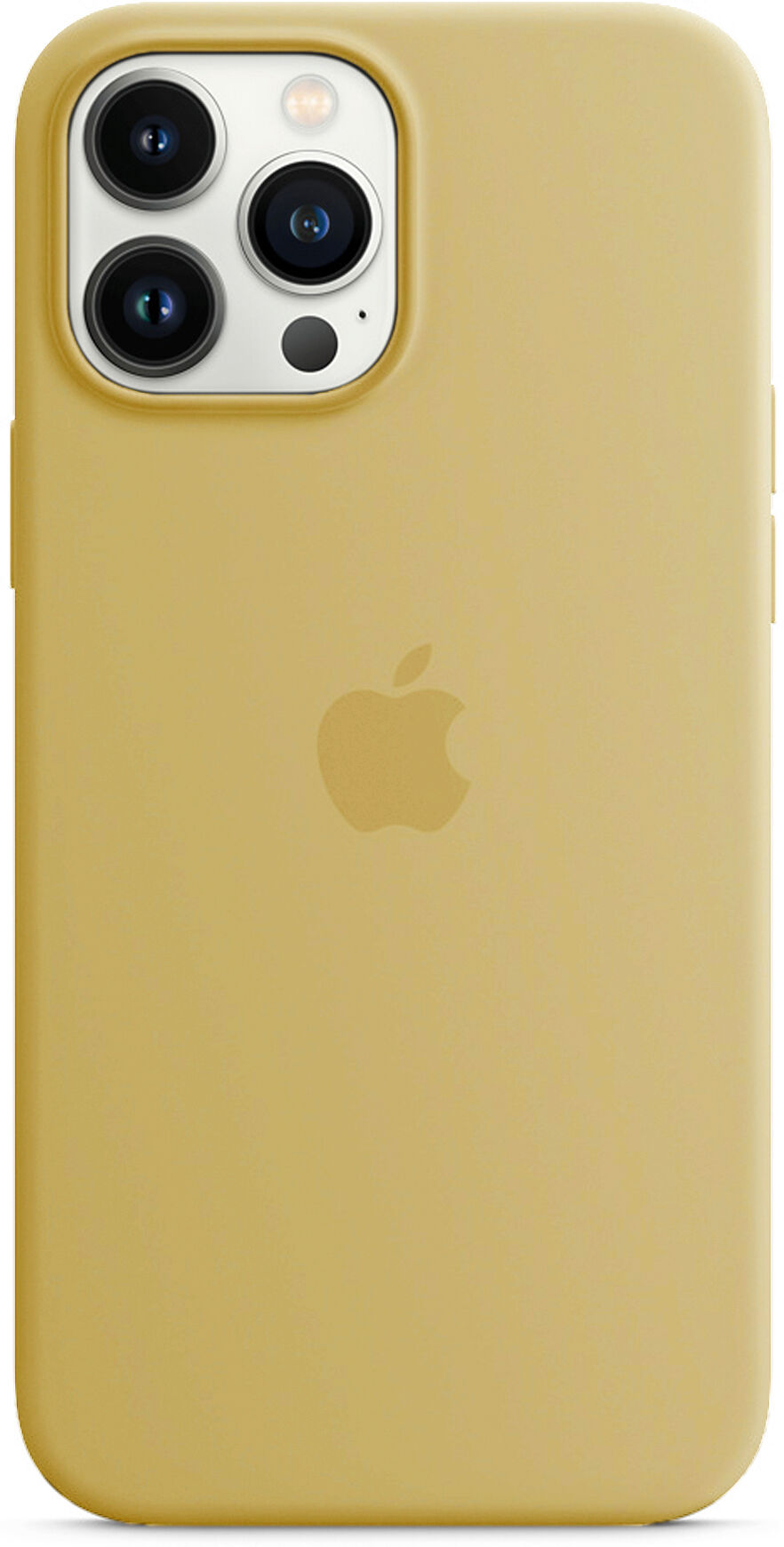 Apple Capa Silicone Amarelo iPhone 13 Pro Max Novo