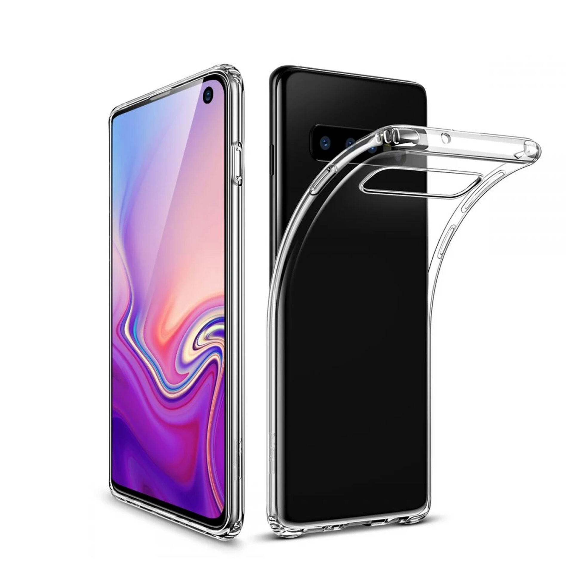 Open Box Mobile Capa silicone Samsung S10 Transparente Open Box Mobile