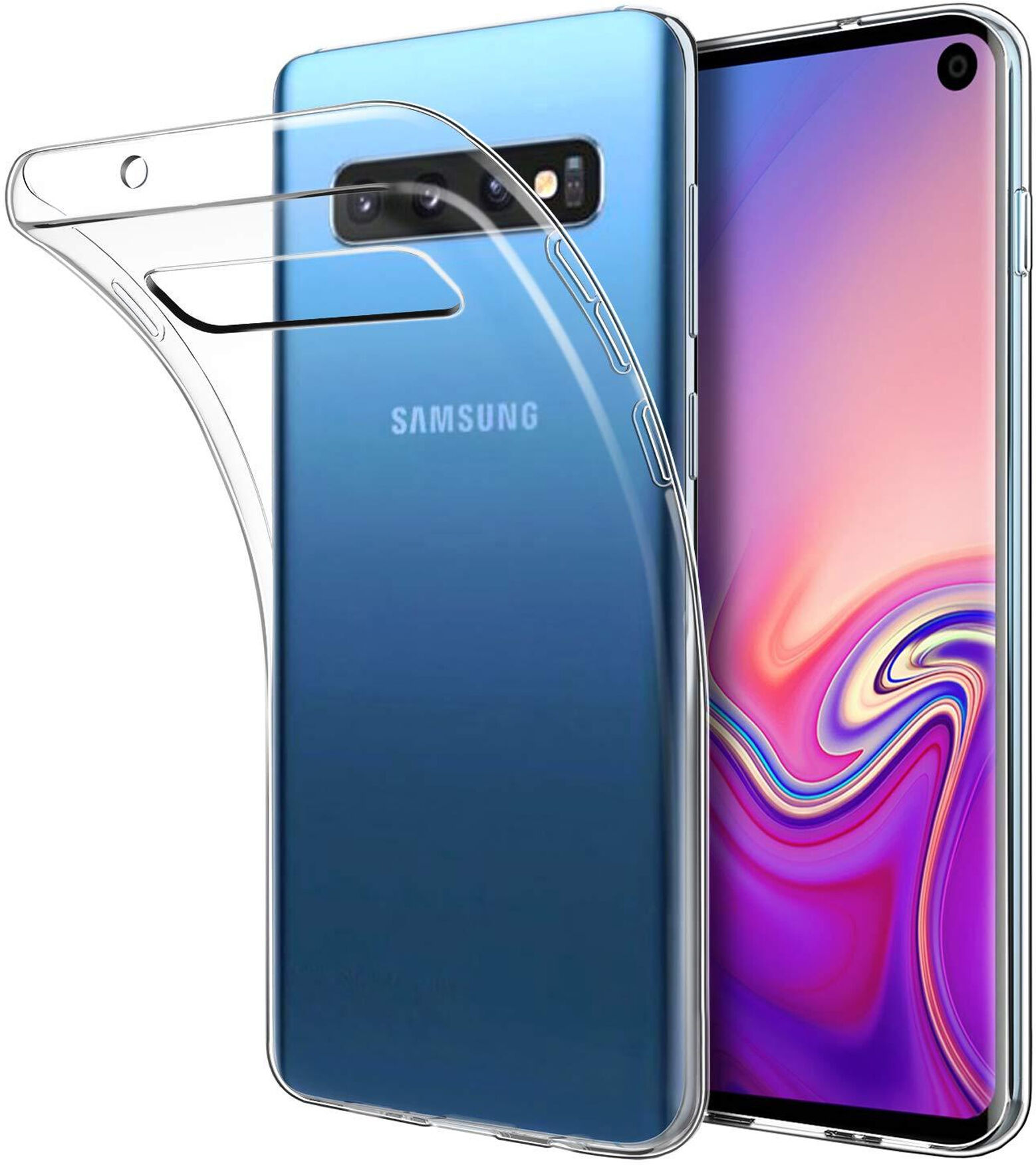 Open Box Mobile Capa silicone Samsung S10 Plus Transparente Open Box Mobile