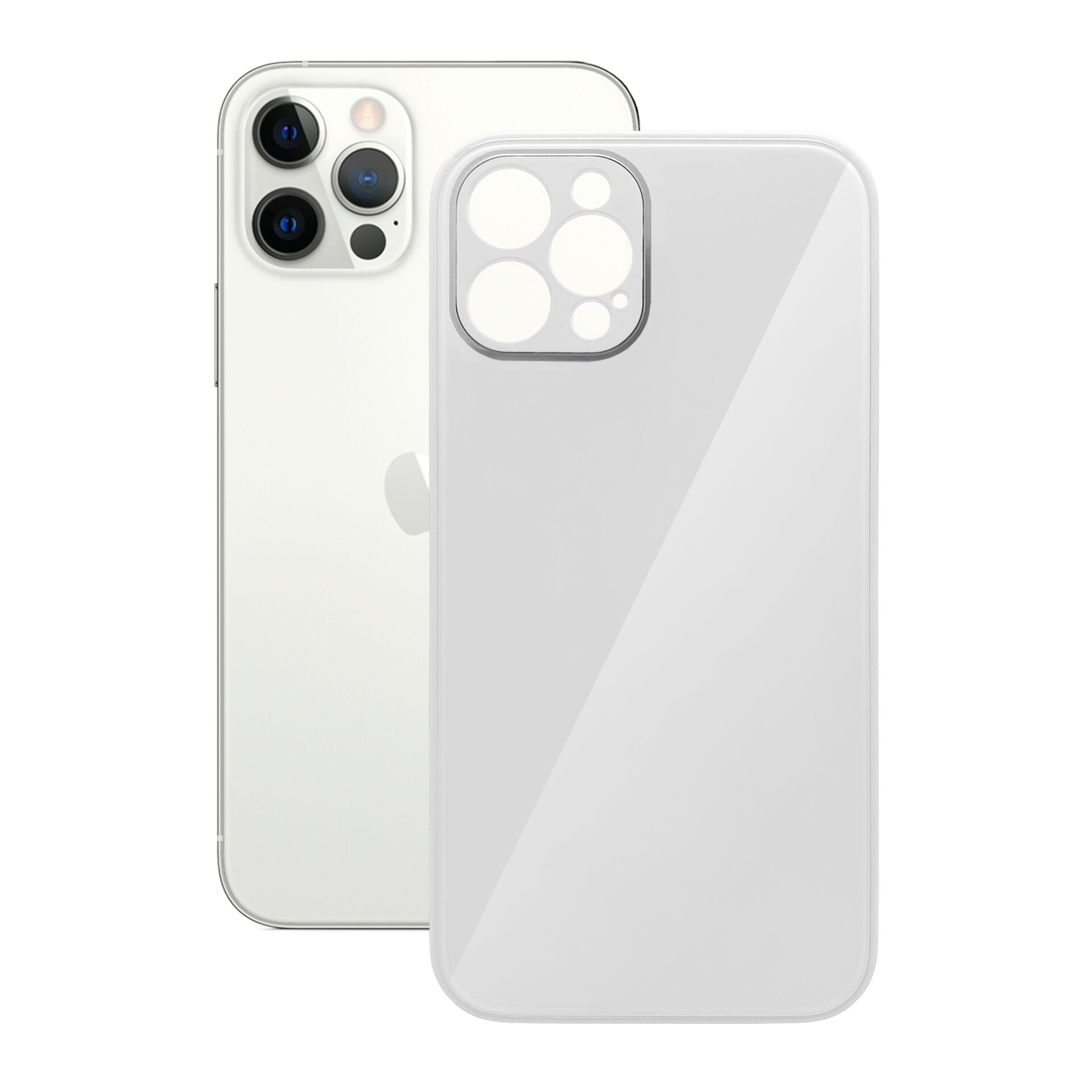 Griibi Capa Silicone Tampa Traseira em Acrílico Griibi iPhone 12 Pro Branco Novo