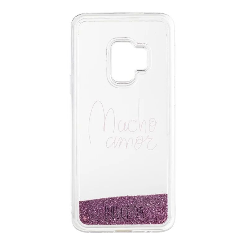 Dulceida glitter funda purpurina fucsia para samsung s9