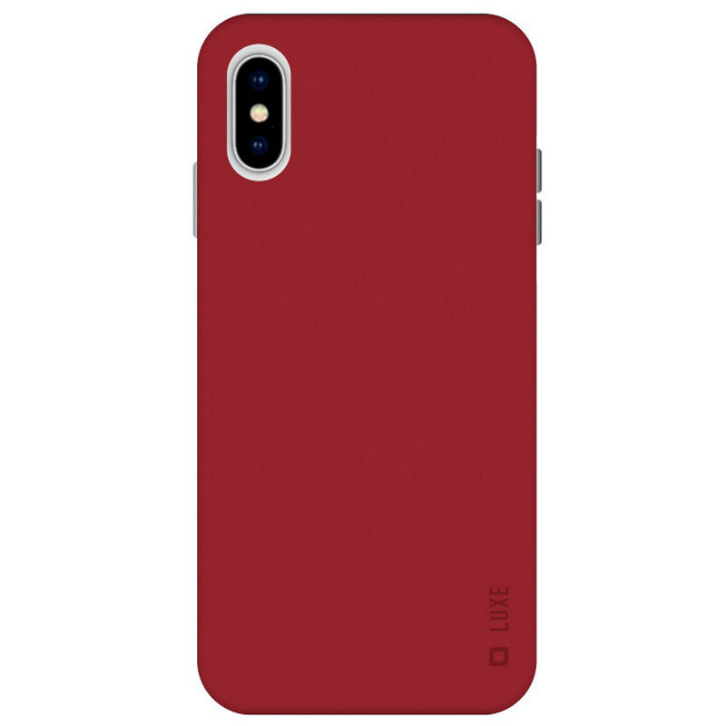 Sbs luxe capa pu vermelha para iphone xs max