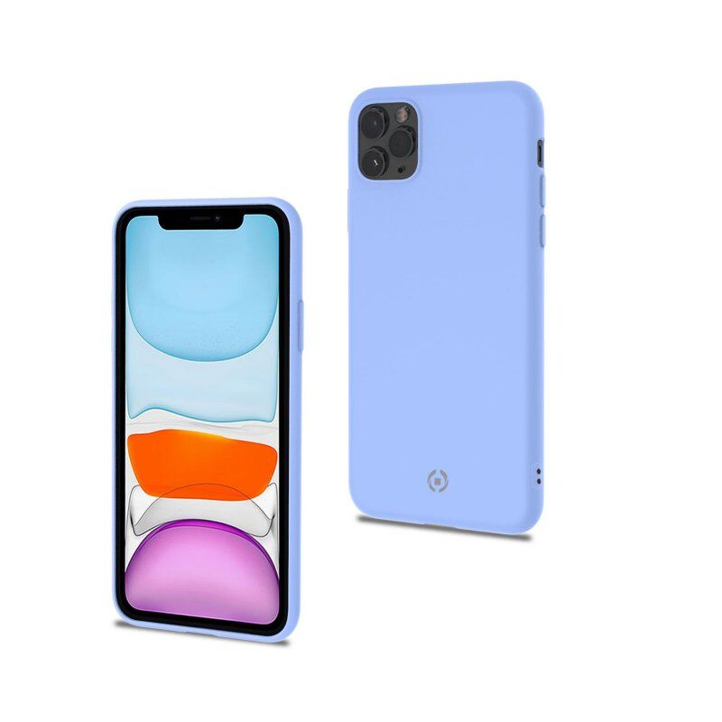 Celly candy funda silicona violeta para iphone 11 pro