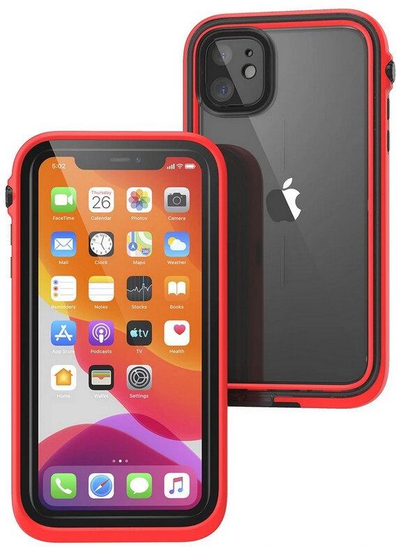 Catalyst funda antishock sumergible roja para iphone 11