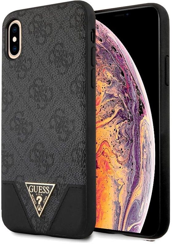 Cool funda licencia guess tela negro para iphone xs max