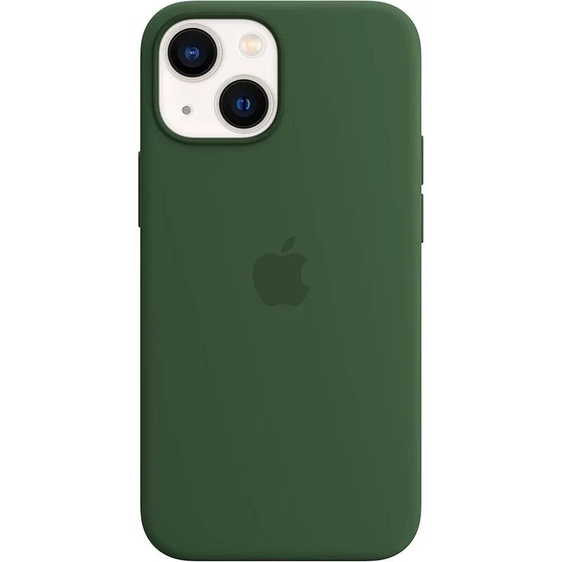 Apple magsafe funda silicona verde trébol para iphone 13 mini
