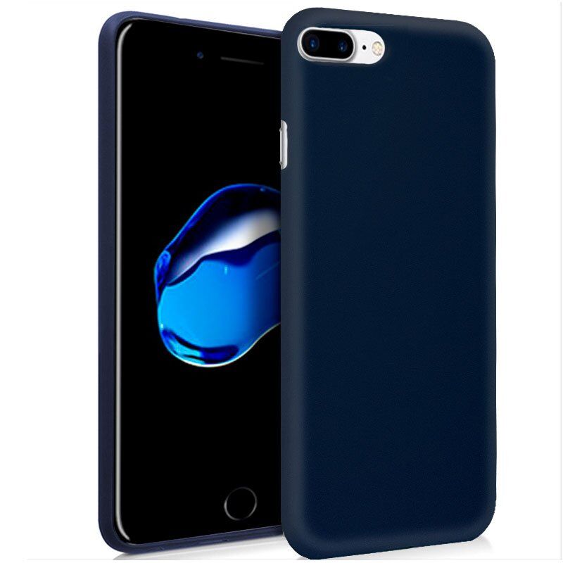 Cool Capa Silic. iPhone 7 Plus / iPhone 8 Plus (Azul)