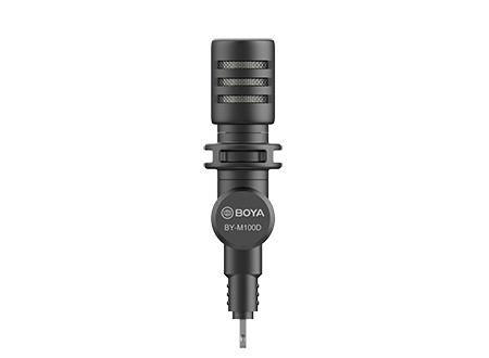 Boya Mini Microfone Condensador Ios (preto) - Boya
