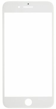Default Vidro Do Ecrã + Aro Iphone 7 Plus Branco