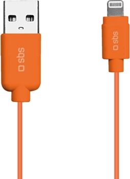 Sbs Cabo Cariphone (USB - Lightning - 1m - Laranja)