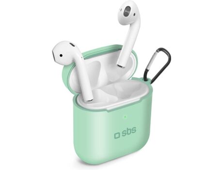 Sbs Capa Airpods 1/2 (Silicone - Verde)