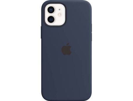 Apple Capa MagSafe iPhone 12, 12 Pro Silicone Azul Profundo