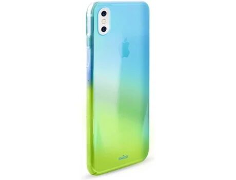 Puro Capa iPhone X, XS Hologram Azul