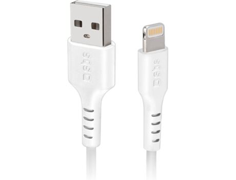 Sbs Cabo (USB - Lightning - 2 m - Branco)